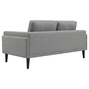 Rilynn - Upholstered Track Arm Loveseat - Gray