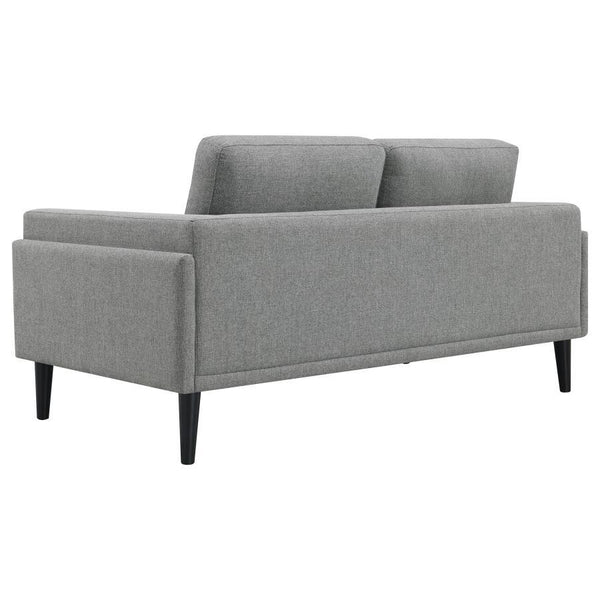 Rilynn - Upholstered Track Arm Loveseat - Gray