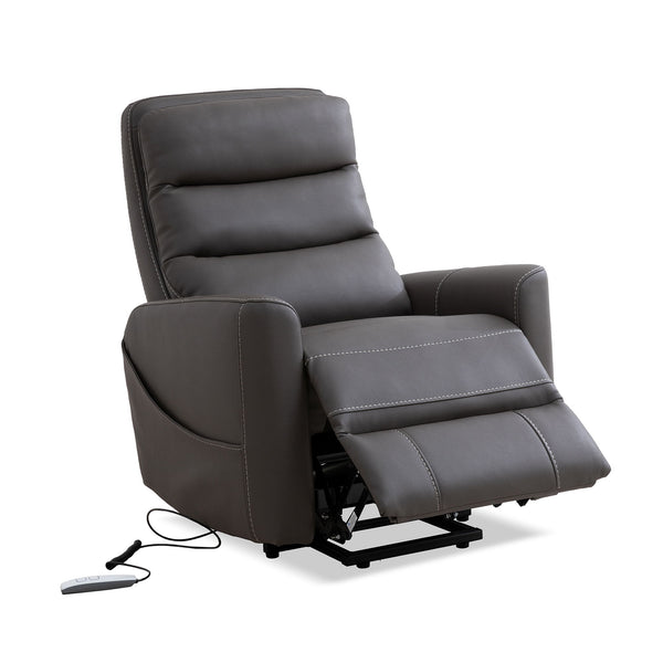 Hercules - Power Lift Recliner With Articulating Headrest (Set of 2) - Haze
