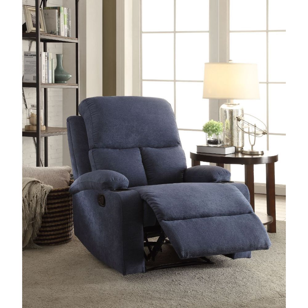 The Rosia recliner offers comfort, style and value for any home. Reflects sleek styling, cozy seating and smooth upholstery provides relaxation from seat to toe with an easy to reach external handle for operating the reclining mechanism. Update your livin