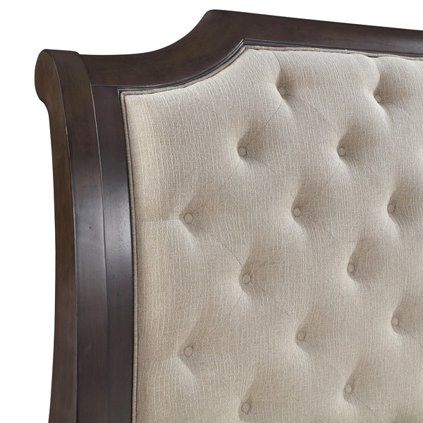  this bed ensures unparalleled strength and durability. Its rich walnut finish
