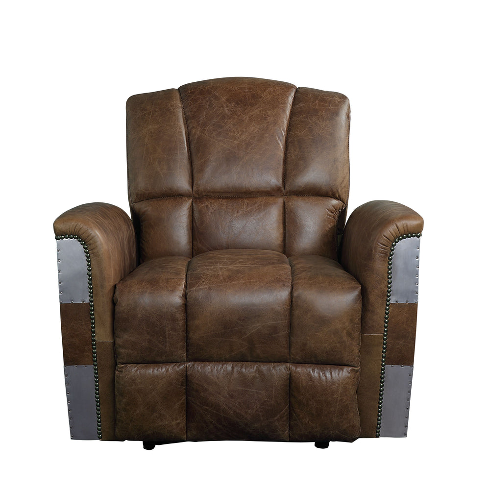 Seat Construction: Full FoamTight Back & Seat CushionAluminum Patchwork<br/><br/><b>Product Features</b><ul><li>Seat Construction: Full Foamâ€§Tight Back & Seat Cushionâ€§Aluminum Patchworkâ€§Wooden Innner Frameâ€§Top Grain Leather</li><li>Case: 1Pc/1Ctn<