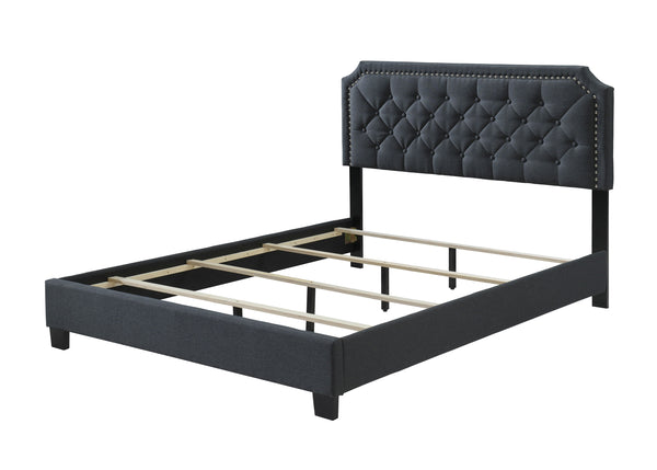 Gerri - King Bed - Gray
