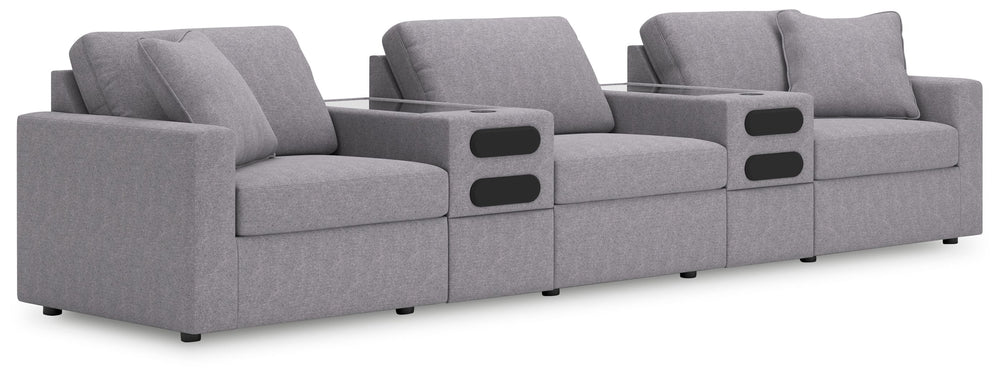 Looking cool and contemporary is great. But when it comes down to it, youâ€™re all about low-maintenance lounging. With the performance fabric on this sectional, cleaning spills is a breeze. Its customizable modular design caters to your ever-changing nee