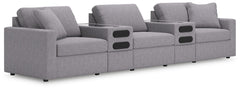 Looking cool and contemporary is great. But when it comes down to it, youâ€™re all about low-maintenance lounging. With the performance fabric on this sectional, cleaning spills is a breeze. Its customizable modular design caters to your ever-changing nee