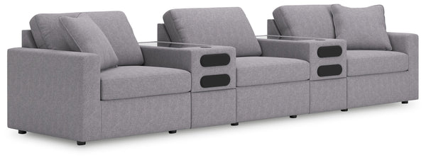 Looking cool and contemporary is great. But when it comes down to it, youâ€™re all about low-maintenance lounging. With the performance fabric on this sectional, cleaning spills is a breeze. Its customizable modular design caters to your ever-changing nee