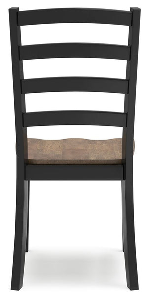 Wildenauer - Brown / Black - Dining Room Side Chair (Set of 2)