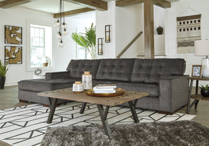 Coulee Point - Charcoal - Left Arm Facing Chaise 2 Pc Sectional