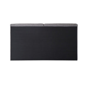 Onfroi - Eastern King Bed - Gray Velvet