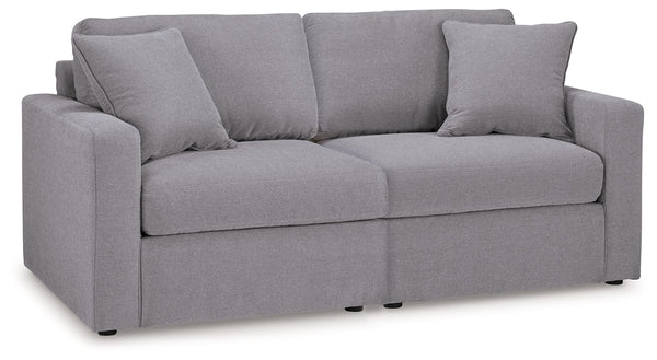 Looking cool and contemporary is great. But when it comes down to it, youâ€™re all about low-maintenance lounging. With the performance fabric on this sectional loveseat, cleaning spills is a breeze. Its customizable modular design caters to your ever-cha
