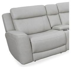 Introducing our comfortable and convenient Calgary Sectional, designed with relaxation in mind. Calgary features power recline and headrest controls, allowing you to adjust your seating position easily. The over-padded headrests provide extra comfort, and