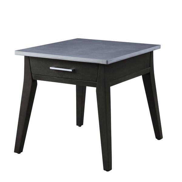 Zemocryss - End Table - Brown, Dark - 24-"