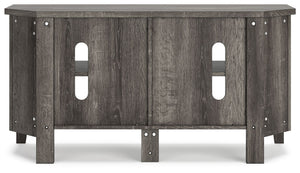 Arlenbry - Gray - Small Corner TV Stand