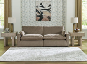 Sophie - Cocoa - 2-Piece Sectional Loveseat
