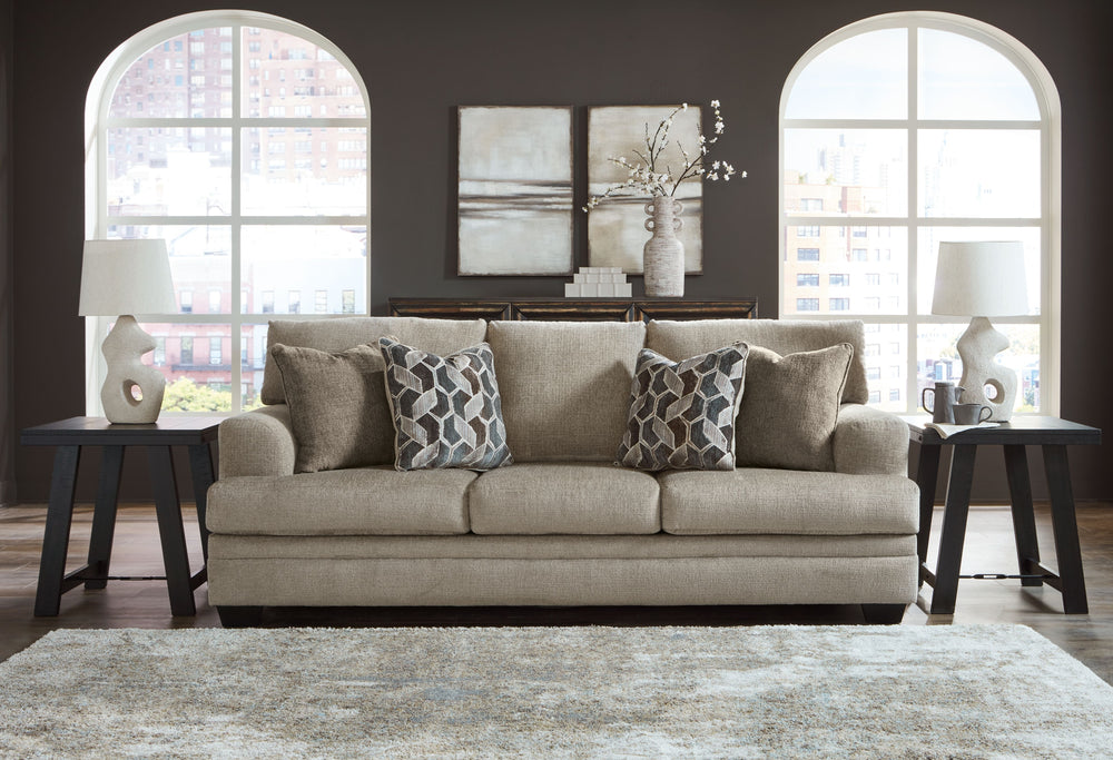 This seating package feels every bit as good as it looks. Ultra-soft upholstery enhances your comfort, making it a delightful place to unwind. Whether you-'re enjoying a quiet evening alone or chilling with friends, this set promises to be the perfect bac