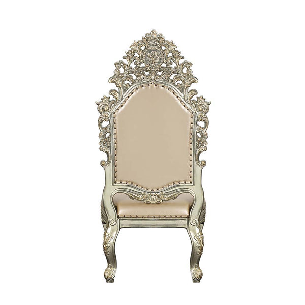 Sorina - Side Chair (Set of 2) - PU & Antique Gold Finish