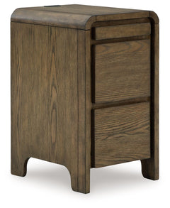 In the market for furniture that combines contemporary form with smart functionality? Look no further than this accent table. Its drawers keep essentials within reach, while the pull-out tray easily holds nibbles and drinks. And its USB charging options m