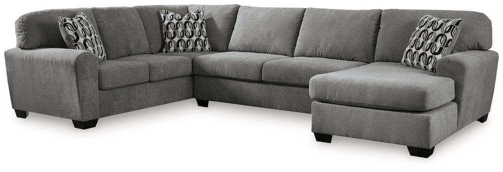 If youâ€™re going for comfort, why not really go for it? Made for easy, everyday living, this sectional with chaise effortlessly incorporates a relaxed sensibility into your home. Cushions with heavyweight upholstery and jumbo stitching are brimming with 