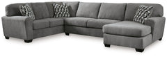 If youâ€™re going for comfort, why not really go for it? Made for easy, everyday living, this sectional with chaise effortlessly incorporates a relaxed sensibility into your home. Cushions with heavyweight upholstery and jumbo stitching are brimming with 