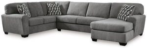 If youâ€™re going for comfort, why not really go for it? Made for easy, everyday living, this sectional with chaise effortlessly incorporates a relaxed sensibility into your home. Cushions with heavyweight upholstery and jumbo stitching are brimming with 