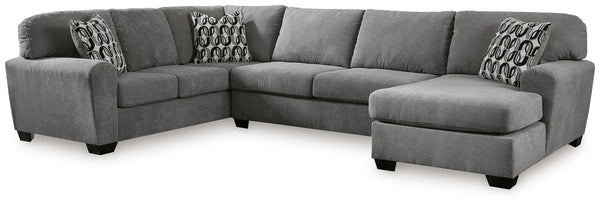 If youâ€™re going for comfort, why not really go for it? Made for easy, everyday living, this sectional with chaise effortlessly incorporates a relaxed sensibility into your home. Cushions with heavyweight upholstery and jumbo stitching are brimming with 