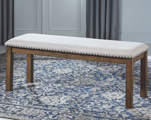  antiqued nailhead trim and textured polyester fabric