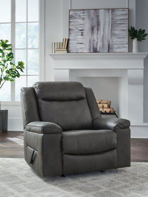  its generously sized seat and high back invite you to sit back and settle in. When youâ€™re ready to recline