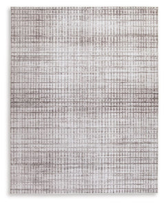 Who says art has to be limited to your walls? This eye-catching area rug adds gallery-worthy fashion to your floors. Visually rich with a cream and taupe geometric design, it takes center stage and adds a dash of distinction to your home. The engaging pat