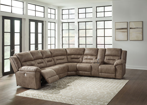  and the faux leather upholstery accented with jumbo stitching is silky soft. Go from upright to recl