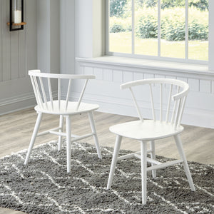 Grannen - White - 5 Pc. - Rectangular Dining Table