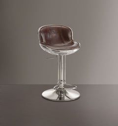 The Brancaster incredible design features curved lines, combining with aluminum and leather together to bring you a vintage sensation in the living room. Characterized by shelter arms and retro brown top grain leather, wrapped with aluminum panel for most