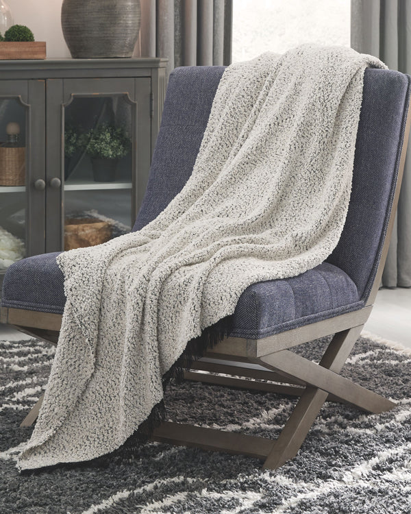 Leonita - Black / White - Throw