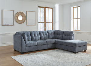 Marleton - Denim - 2-Piece Sectional With Raf Corner Chaise