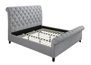 Kate - Upholstered King Bed - Gray
