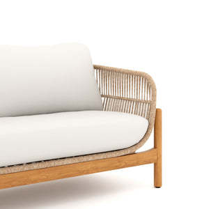 this loveseat promises lasting quality. Its color-fast