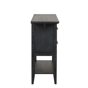 Sable Crest - Drop Leaf Server - Black