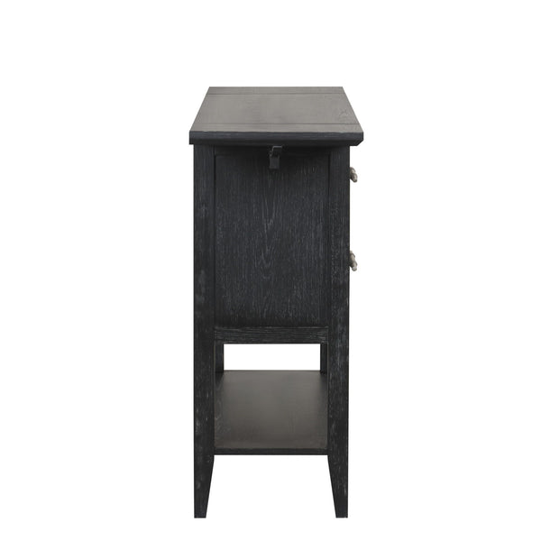 Sable Crest - Drop Leaf Server - Black
