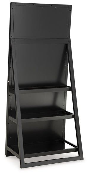 Evesen - Black - Floor Standing Mirror/Storage