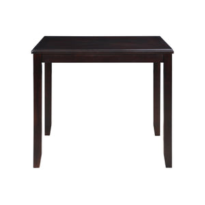 Gia - 5 Piece Square Counter Dining Set (Table & 4 Chairs) - Black