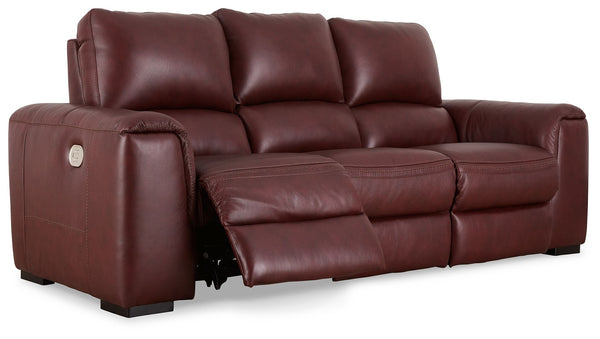 Alessandro - Garnet - PWR REC Sofa with ADJ Headrest