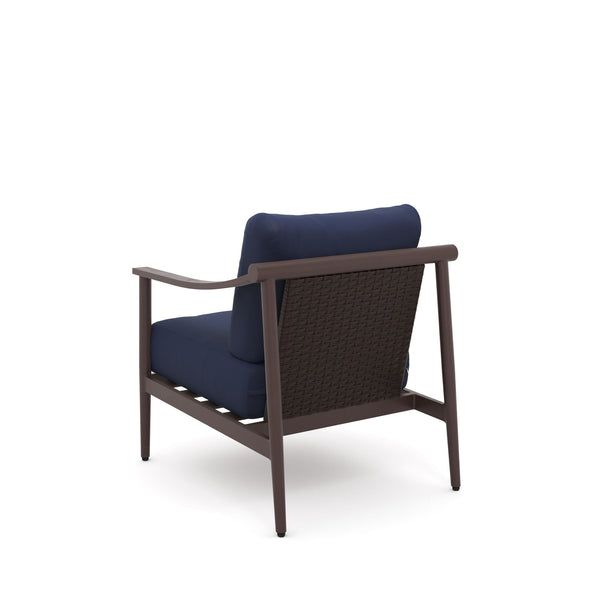 Moana - 4 Piece Outdoor Set (Sofa & 2 Club Chairs & Coffee Table) - Blue
