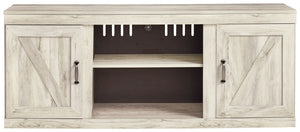 Bellaby - Whitewash - 60" TV Stand w/Fireplace Option