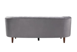  the Millephri collection will help achieve this modern aesthetic. The pocket coil foam seating gives off the feel of sitting on a plush cloud. The pieces are upholstered in a gorgeous velvet fabric and feature deep channel tu