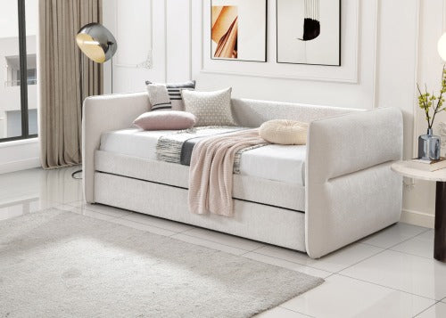 Philipa Daybed Arm- Oatmeal Tweed