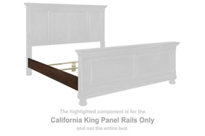 California King Panel Rails