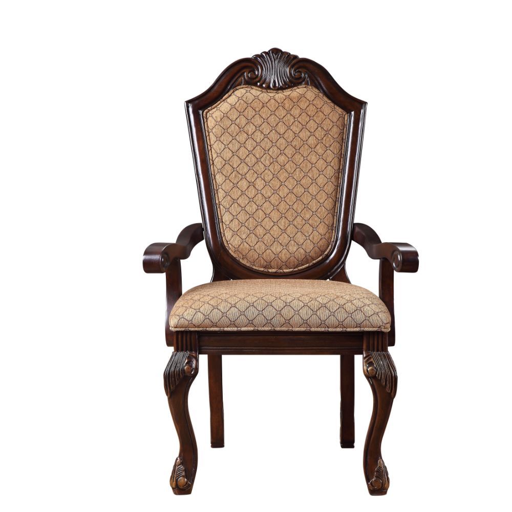 The Chateau De Ville Dining Chair will bring a luxurious design to your dining room. Featuring refined diamond pattern upholstery with welt trim. These chairs will give your dining space the upscale look you and your guests deserve.