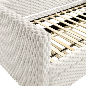 Molly Daybed Arm(L&R) Slats-Wh.Dove