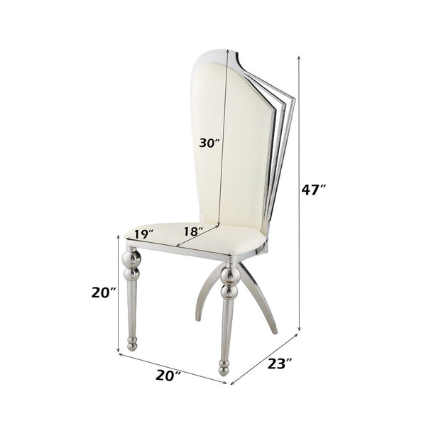 Cyrene - Side Chair (Set of 2) - Beige - Metal - 43"