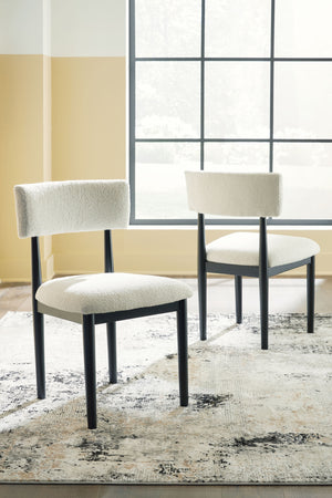  while softly textured upholstery tempts you to sit and stay awhile. What a delicious choice for a dining room update.<br><br><b>Additional D