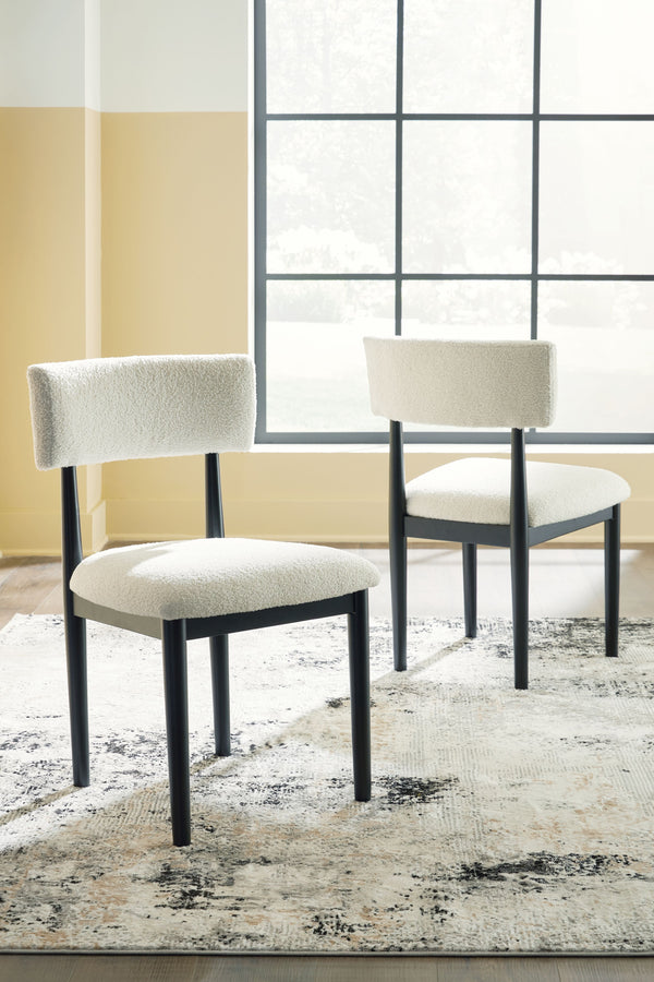  while softly textured upholstery tempts you to sit and stay awhile. What a delicious choice for a dining room update.<br><br><b>Additional D